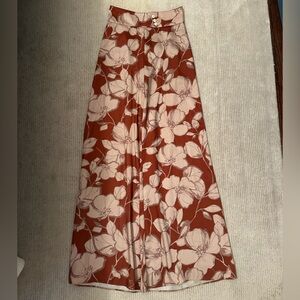 Alexis Floral Patterned Flowy Wide Leg Pants
